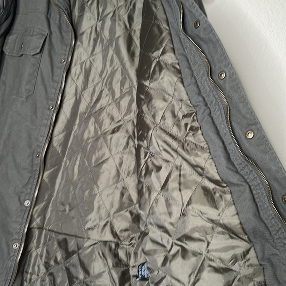 Dickies Active Over Shirt Jacket Gray Size Large Workwear Grunge Retro Skate - Picture 8 of 9